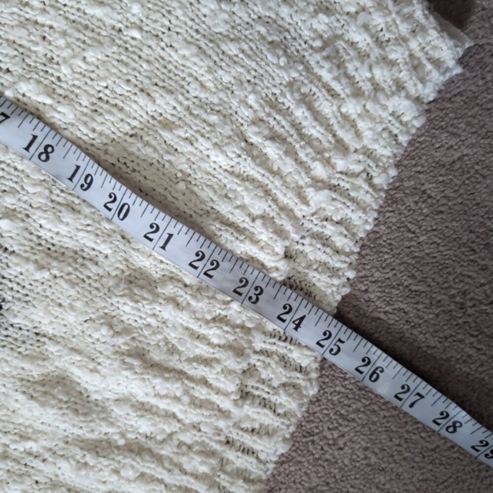 Vintage Boucle Retro 90s Geometric Boho Grunge Slouchy Coogi Style Sweater M - Picture 8 of 9